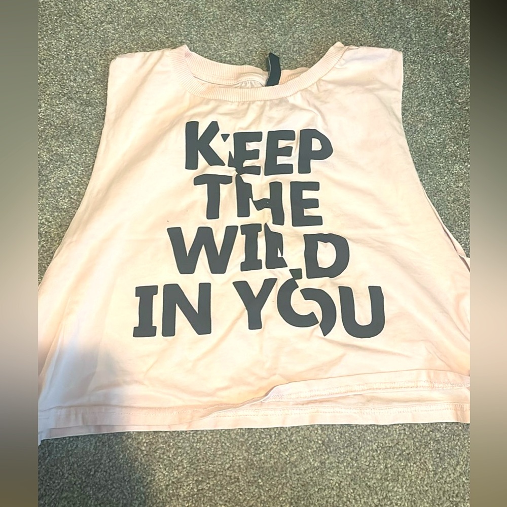H&M Cropped Work Out Top